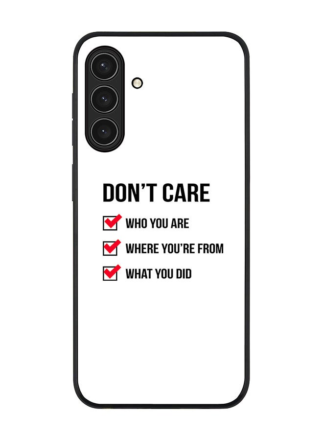 Stylizedd For Samsung Galaxy A26 5G Case,Slim fit Camera Protection, Shockproof Thin Phone cover  - Don't Care - Image 1