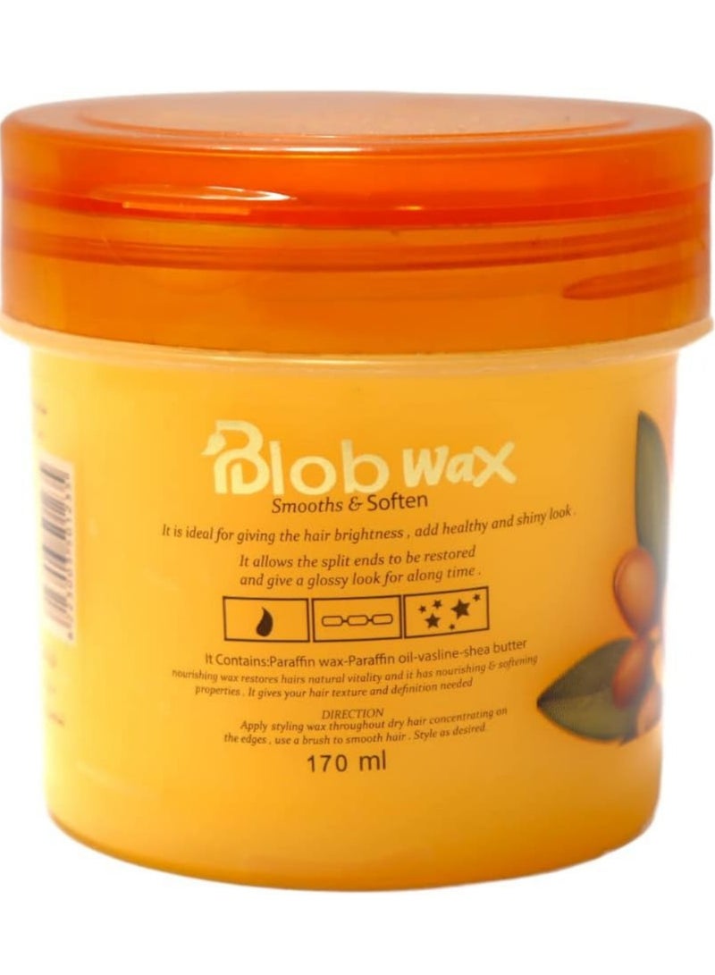 بلوب واكس كريم تصفيف الشعربزبدة الشيا – ثبات قوي ولمعان طبيعي مع عناية وترطيب عميق للشعر - Image 2