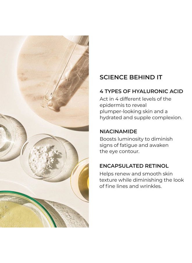natura Bisse Inhibit Retinol Eye Lift | Line Minimizing Eye Contour Fluid | Lifts, Firms, Brightens & Rejuvenates, 0.5 Oz  - Image 5