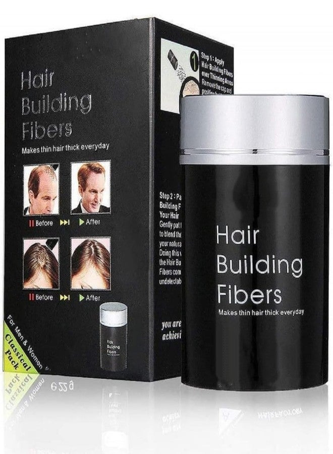 MagicHuda Hair Fiber Black Hair Fibre Powder for Men. - Image 1