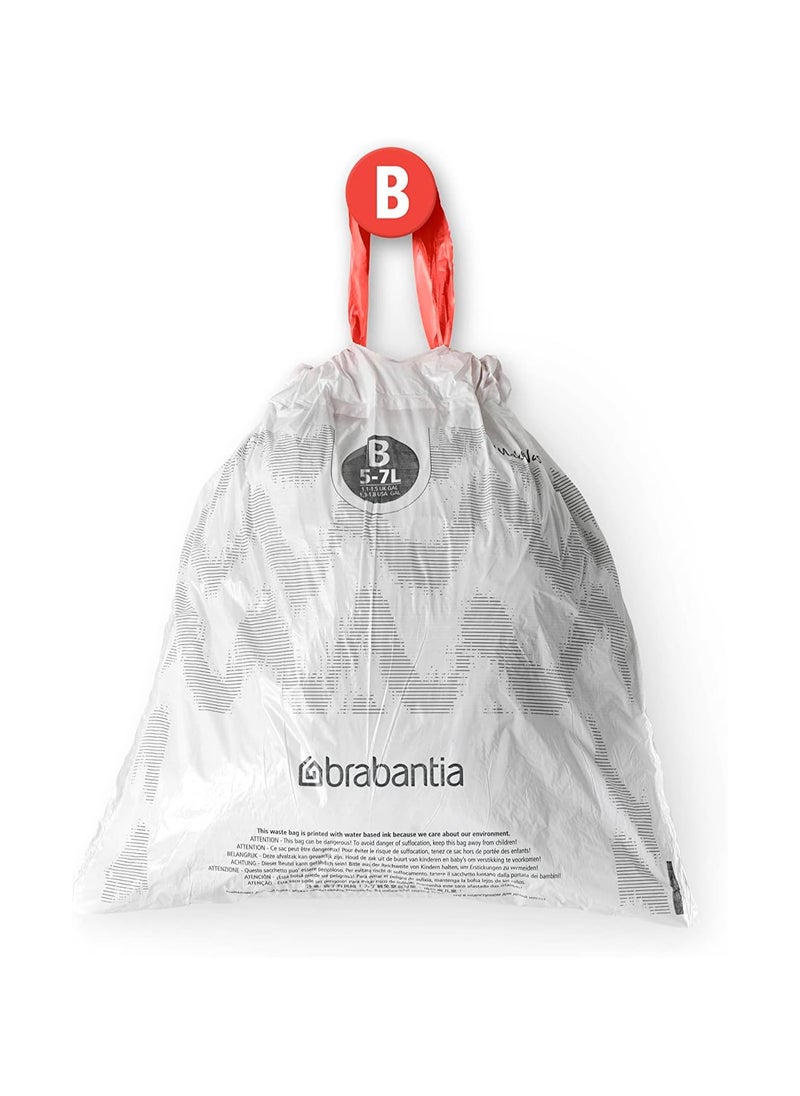 Brabantia PERFECTFIT BIN BAGS Code B (5-7 litre), 10 Rolls with 20 Bags (200 Bags), White - pzsku/Z212F84F0FCCEEAC84BC5Z/45/_/1718901110/e26b4f4a-5cfa-4655-8a3f-d88bbfa66c55