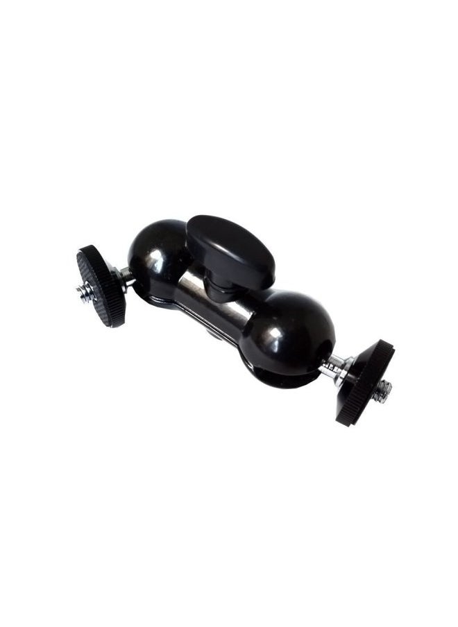 Generic Double Ball Head Universal Bracket SLR Camera Monitor Magic Handle Strange Hand Hot Boot Bracket Pea Clip Strange Hand-Color:Peanut Bracket  - Image 1