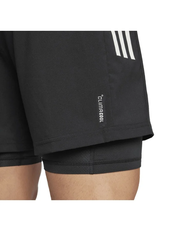 اديداس Adidas Otr B S 2In1 M Black Running Shorts For Men XS