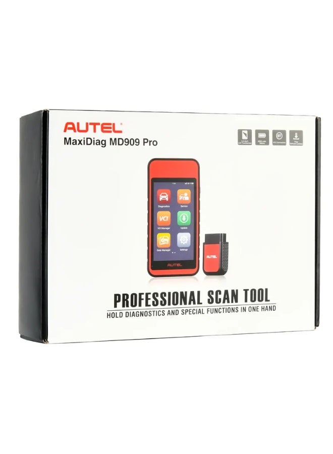 Autel MaxiDiag MD909 PRO AllSystems Diagnostic Tool Up of MD808PRO MD808 MD906 MD806 Scanner 11 Services CAN FDDoIP Support 1996 USAsianEuropean Vehicles FCA AutoAuth Lifetime Free Updates 5000mAh Battery 5.5-inch LCD Touchscreen - Image 3