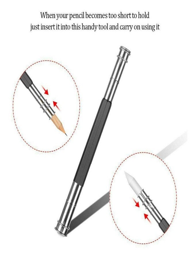 ChiggiWiggi 6 Artline Pencil Drawing Set With 6 Blending/Smudging Stumps Set + 1 Kneadable Art Eraser + 1 Sand Paper + 1 Pencil Extender For Drawing & Sketching Kit for Artists, Beginners & Students - Image 4