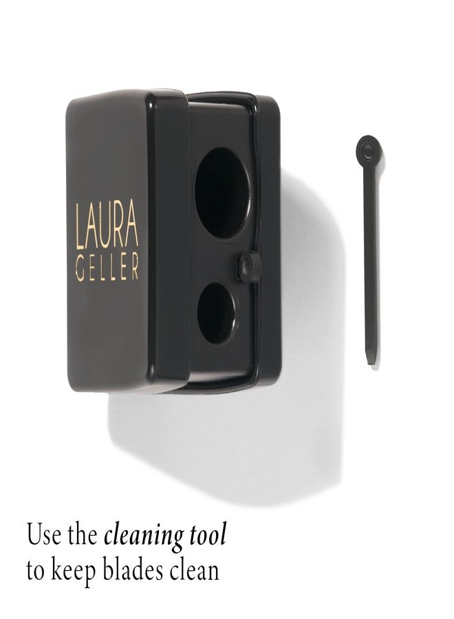 LAURA GELLER NEW YORK Eye + Lip Cosmetic Pencil Sharpener - Easy to Clean - Eyeliner, Lip Liner and Eyebrow Pencil Sharpener - Image 3