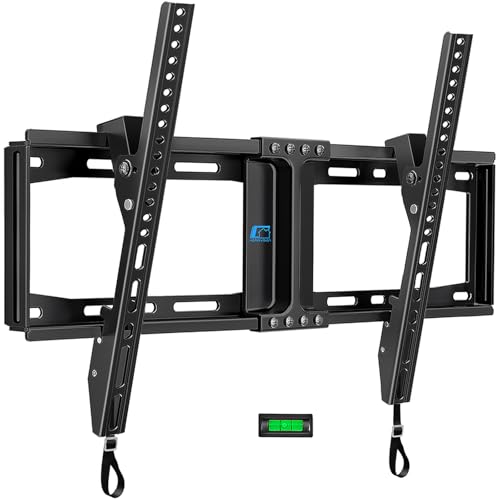 HOME VISION Heavy Duty Tilt TV Wall Mount Bracket for 32-86 Inch Flat/Curved TVs, 165Lbs Capacity, Max VESA 600x400mm, Fits 12/16/24 Inch Studs, Low Profile, Universal, HV9601 - Image 1