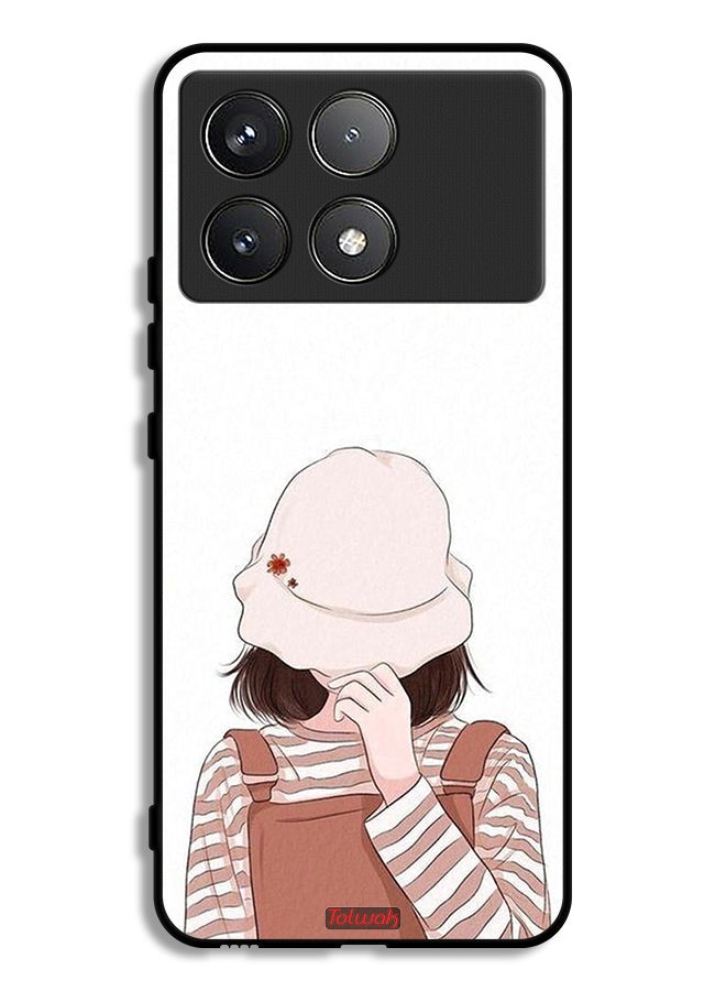Tolwak Xiaomi Redmi K70 Protective Case Cover Hide Face By Hat - Image 1