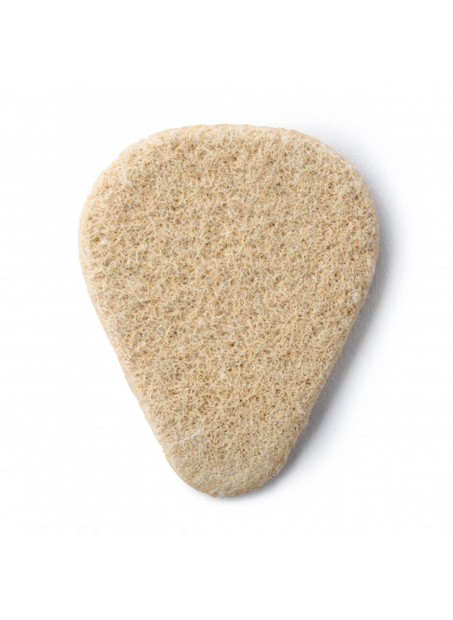 JIM DUNLOP JIM DUNLOP 8011 Felt Picks Nick Lucas, Natural, 3.2mm, 12/Bag  - Image 1