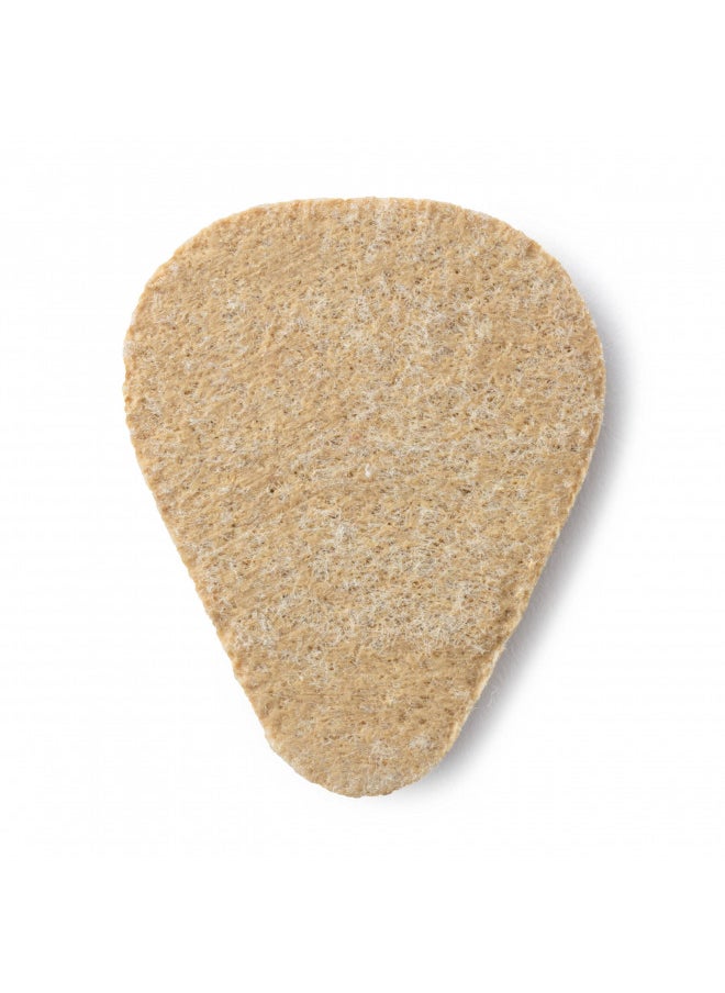 JIM DUNLOP JIM DUNLOP 8011 Felt Picks Nick Lucas, Natural, 3.2mm, 12/Bag  - Image 2