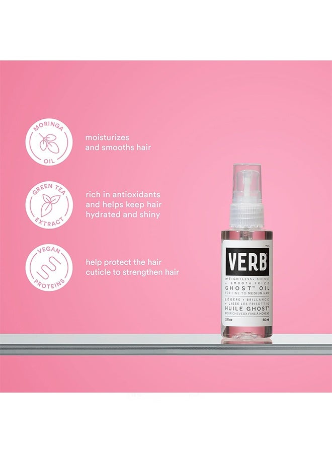 فيرب زيت جوست، زيت شعر نباتي خفيف الوزن وبدون ثقل، علاج تجديدي للشعر يغذي ويعزز لمعان الشعر، خالٍ من البارابين، خالٍ من السلفات لتنعيم الشعر، 60 مل - Image 2