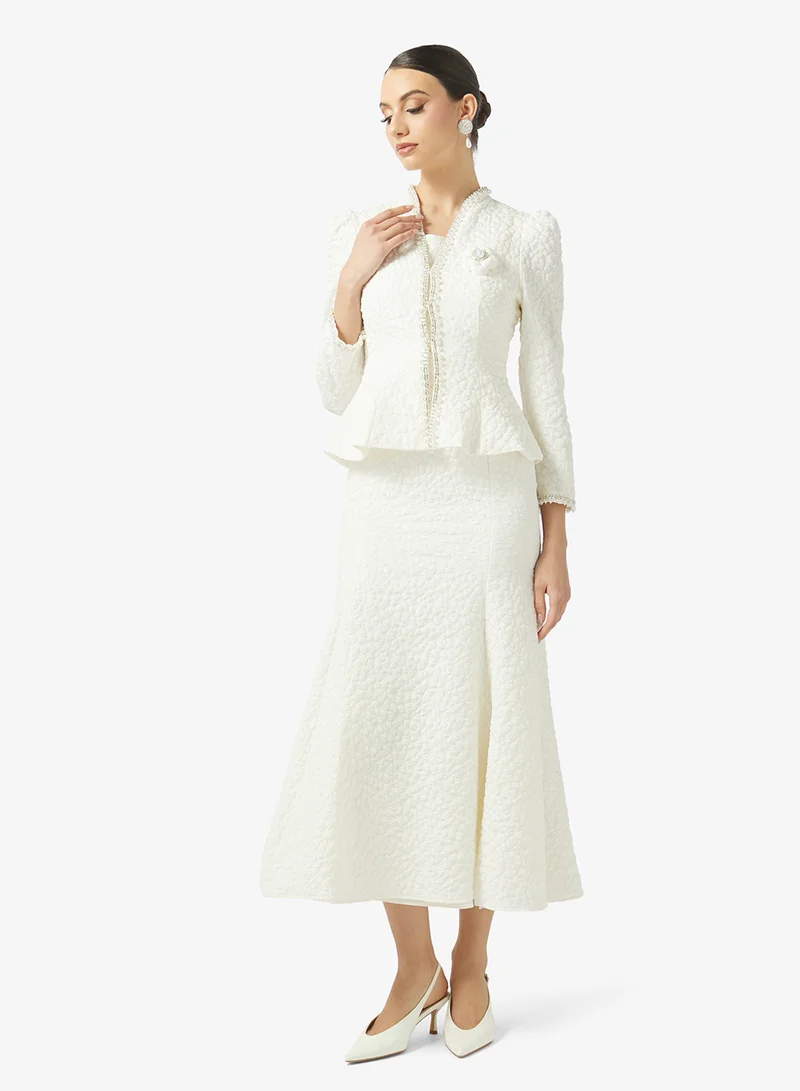 خزانة Mermaid Cut Dress With Bolero