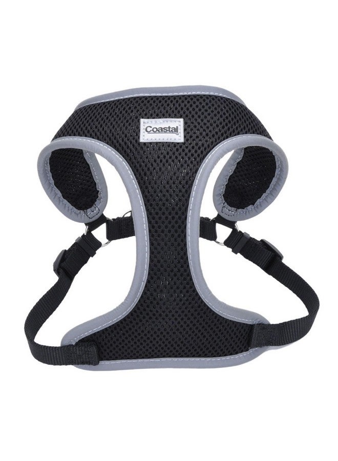 كوستال حزام كلب Coastal Pet Comfort Soft Reflective قابل للتعديل - حزام كلب لا يسحب للكلاب الصغيرة والكبيرة - أسود - 5/8 بوصة × 19 بوصة - 23 بوصة - Image 1
