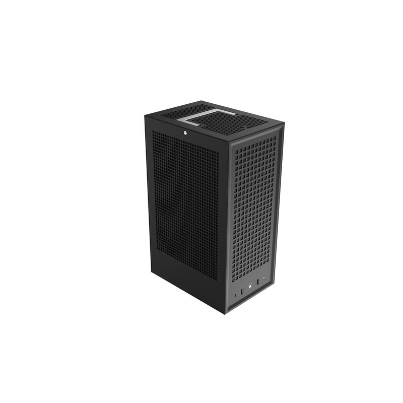 HYTE Revolt 3 Small Form Factor Premium ITX Computer Gaming Case Only, Metal, Black - Image 1