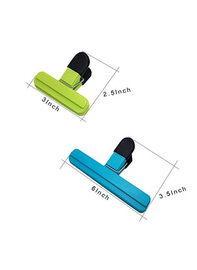 Generic Food Bag Sealing clip，Large Chip Clips, Plastic Heavy Duty Air Tight Seal Grip for Coffee Bread Bags and Kitchen School Office Food Packages(9 Clips)  - Image 3