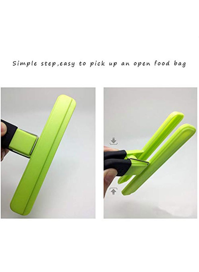 Generic Food Bag Sealing clip，Large Chip Clips, Plastic Heavy Duty Air Tight Seal Grip for Coffee Bread Bags and Kitchen School Office Food Packages(9 Clips)  - Image 2