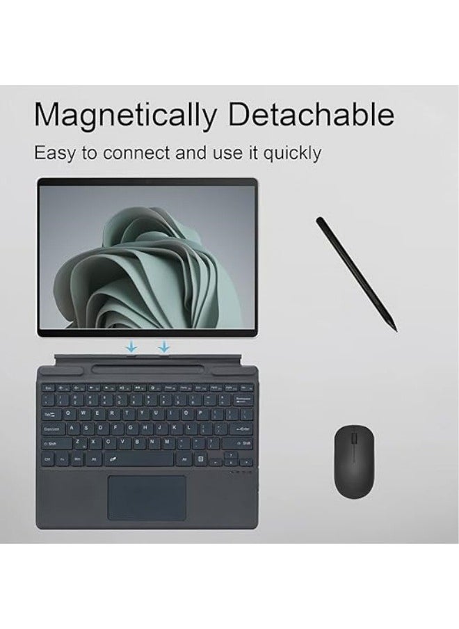 Type Cover Compatible with Microsoft Surface Pro 11 (2024),13 inch,Portable Slim Wireless Keyboard with Touchpad Tablet Keyboard for Surface Pro 11  - Image 2