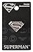 DC Superman Logo Pewter Lapel Pin - Image 2