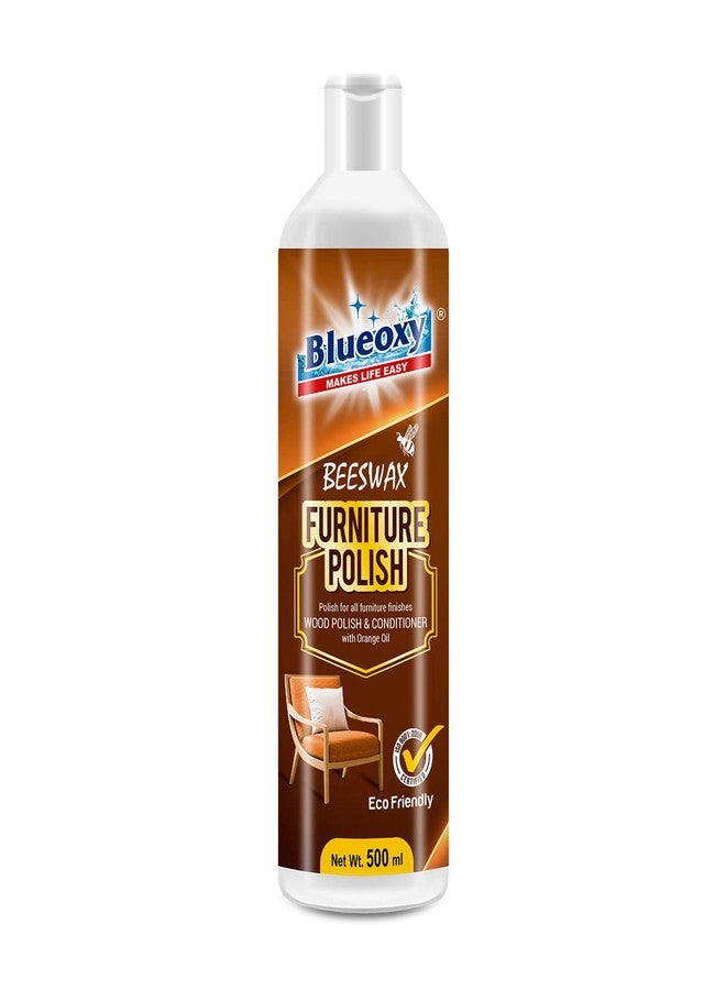 BLUEOXY Beeswax Furniture Polish Gel | Used to Clean Shine Polish Protection for All Furniture Laminate Finishes | Wood Polish & Conditioner | Wooden Wax Polish | Ecological Formulation | 500 ML | 1 - Image 1