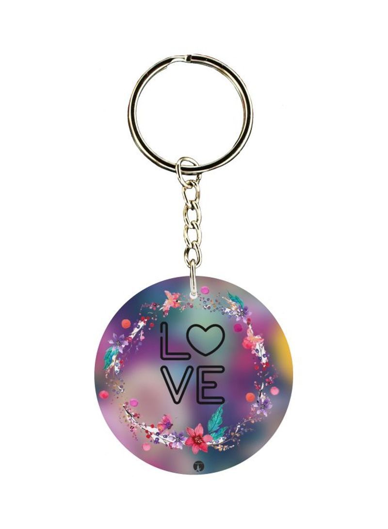 RKN Love Printed Keychain