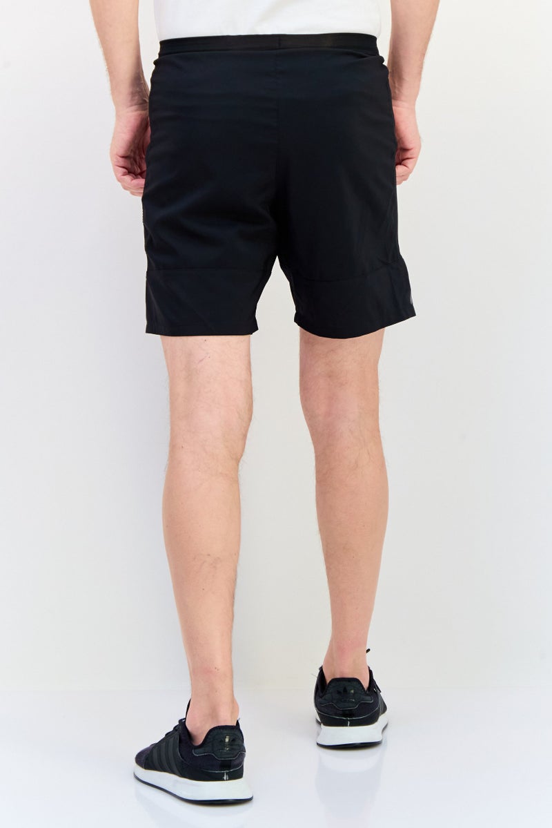 Reebok Men Sportswear Fit Brand Logo Training Shorts, Black - Image 3