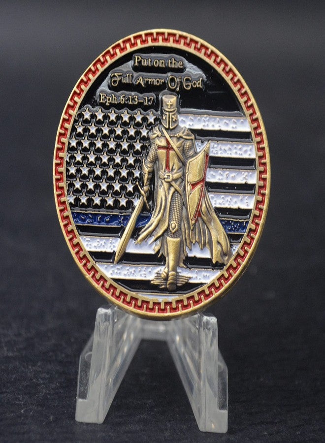 Glamtune Put On The Whole Armor of God Challenge Coin 3D Prayer Coin - Image 2