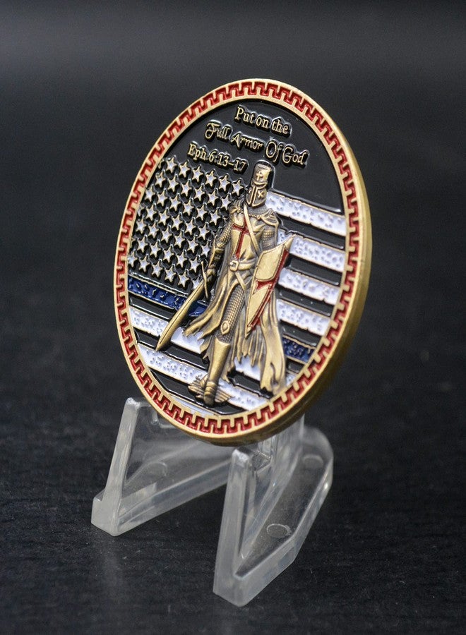 Glamtune Put On The Whole Armor of God Challenge Coin 3D Prayer Coin - Image 3