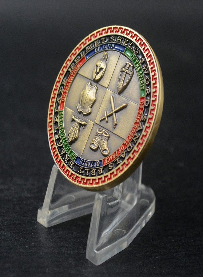 Glamtune Put On The Whole Armor of God Challenge Coin 3D Prayer Coin - Image 5