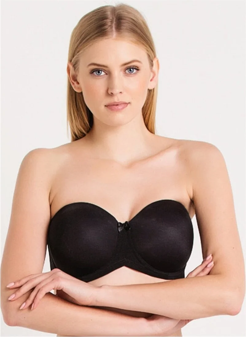 Magic Form 7038 Plain Fabric Large Size Thin Sponge Strapless Bra