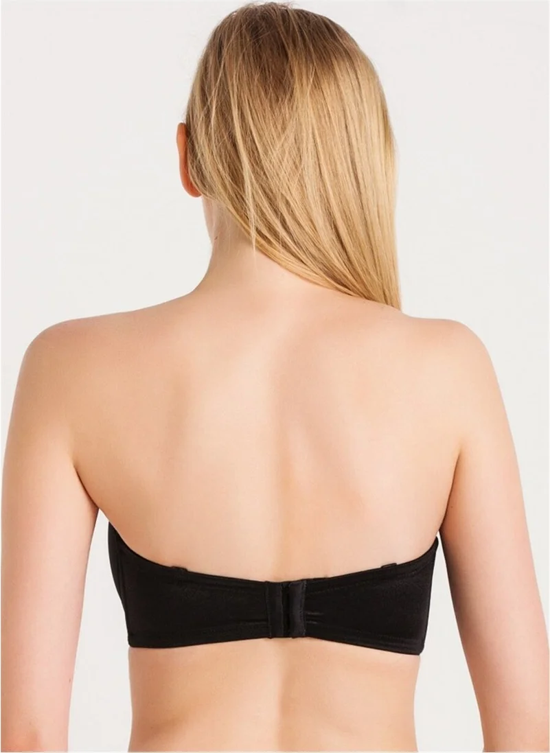 Magic Form 7038 Plain Fabric Large Size Thin Sponge Strapless Bra