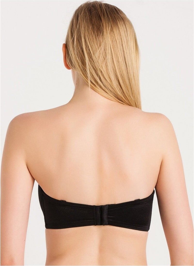 Magic Form 7038 Plain Fabric Large Size Thin Sponge Strapless Bra  - Image 2