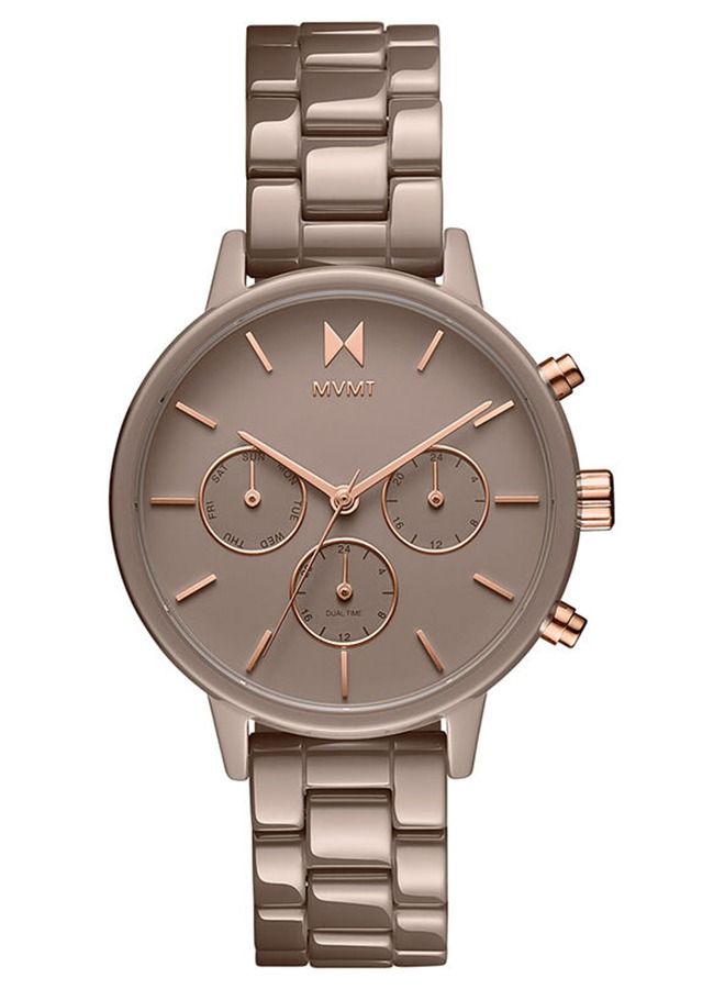 MVMT Women's Analog Round  Ceramic Wrist Watch 28000202-D  38 Mm - Image 1