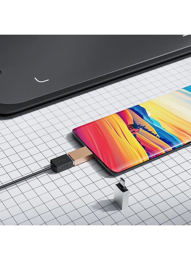 Ugee Graphics Tablet M708 Android Supported 10 x 6 inch Large Active Area Drawing Tablet with 8 Hot Keys 8192 Levels Pen Compatible with Windows 10/8/7 Mac Os Artist Designer Amateur - Image 2