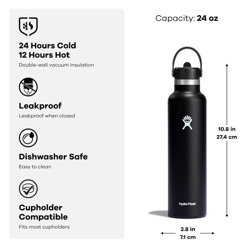 Hydro Flask 24 Oz Standard Flex Straw Cap Surf - Image 2
