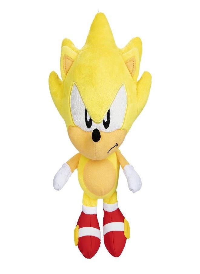 Sonic The Hedgehog - Sonic The Hedgehog-Plush 9-Inch Super Sonic Collectible Toy - Image 1