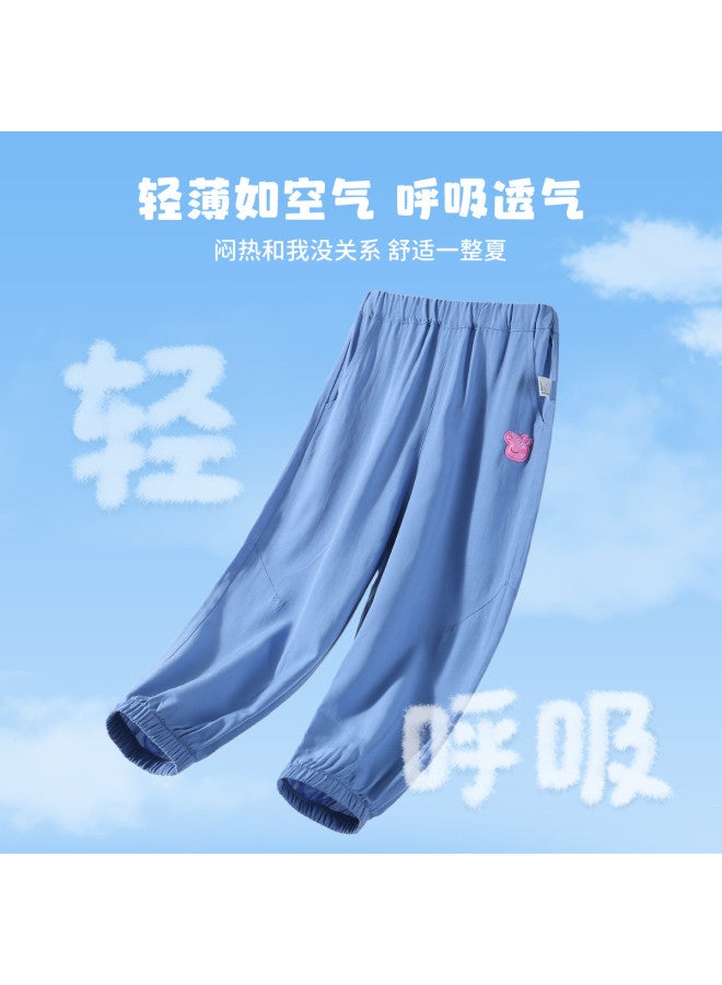 Peppa Pig summer 2025 Girls' Lightweight Breathable Joggers With Elastic Cuffs - Soft Skin-friendly Baby Pants - Image 2