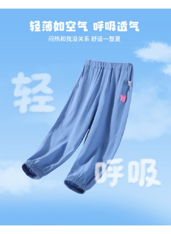 Peppa Pig summer 2025 Girls' Lightweight Breathable Joggers With Elastic Cuffs - Soft Skin-friendly Baby Pants - Image 1