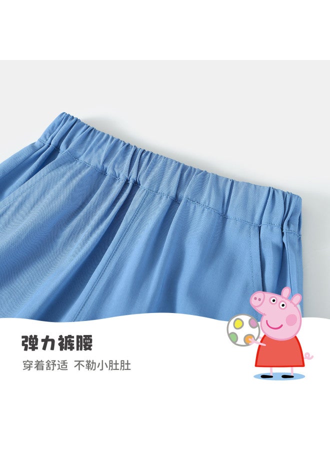 Peppa Pig summer 2025 Girls' Lightweight Breathable Joggers With Elastic Cuffs - Soft Skin-friendly Baby Pants - Image 5