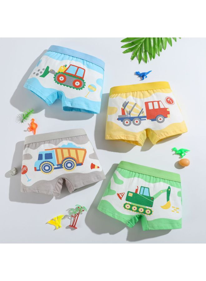 New Boys' Underwear Cotton Comfortable Breathable Boys' Boxers Large Children's Cartoon Boxers Baby Boys' Manufacturers