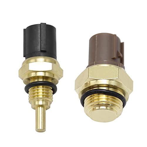 Anxingo مفتاح مروحة التبريد حساس درجة حرارة سائل التبريد 37760-P00-003 + 37870-PJ7-003 بديل لهوندا أكورد CR-V سيفيك، مجموعة من 2 - Image 4