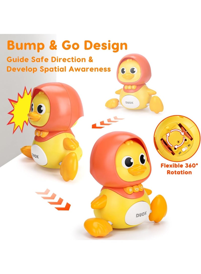 Bukela Baby Musical Duck Toy Set, Baby Toys 6-12 Months, Learning Crawl Walking Infant Toys Tummy Time Toys Toddler Toy for 6 7 8 9 10 11 12 Month Old Baby Gifts for 1 Year Old Boy Girl - Image 3