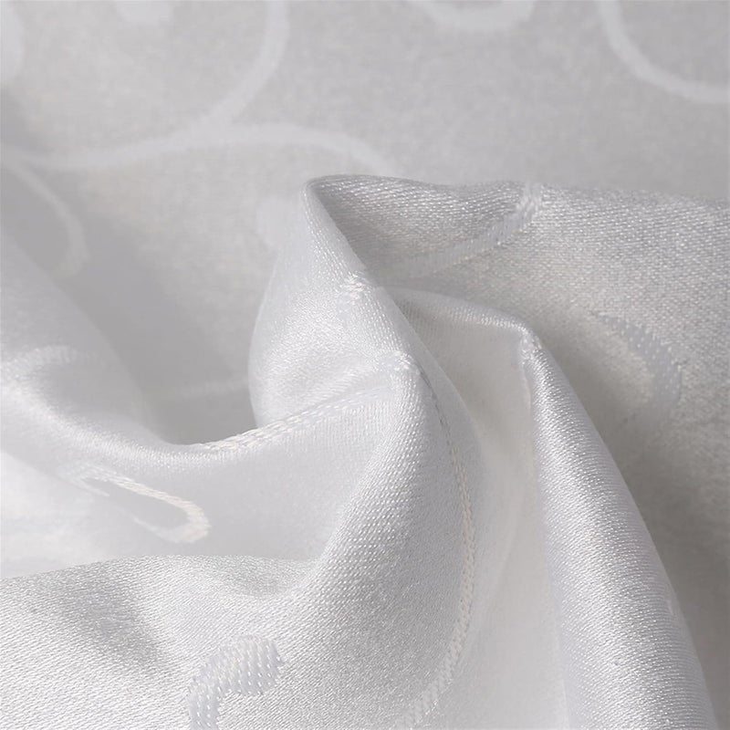 cheekyglo Table Napkin Stripes Soft Square Reusable Dinner Napkins for Home Dinning Hotel Banquet,White - Image 4