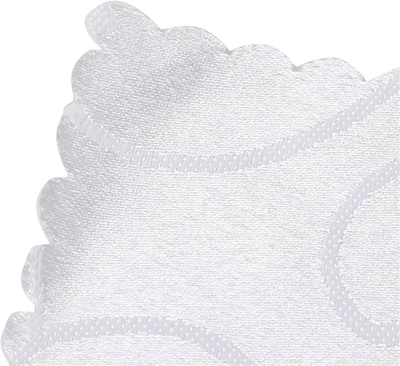 cheekyglo Table Napkin Stripes Soft Square Reusable Dinner Napkins for Home Dinning Hotel Banquet,White - Image 3