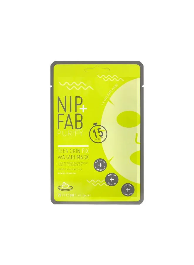 Nip + Fab Teen Skin Fix Wasabi Sheet Mask