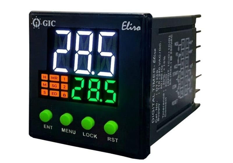 GIC Eliro DT124S Programmable Digital Timer Dual Display