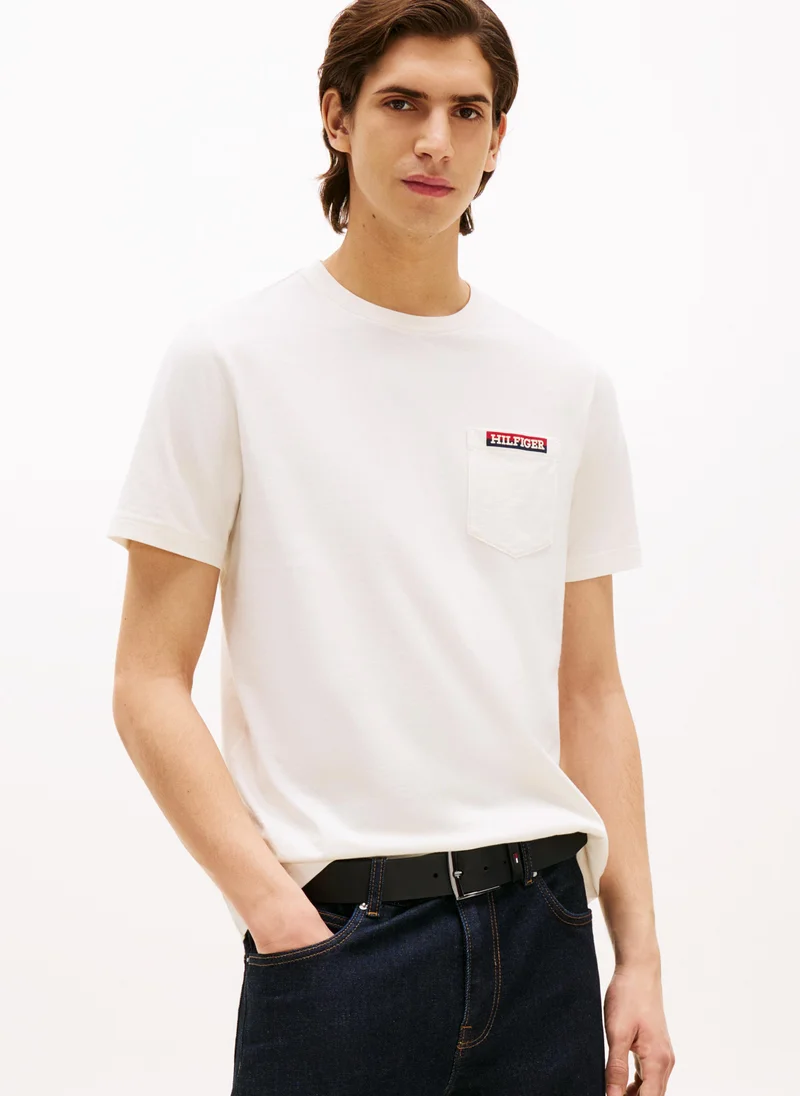 TOMMY HILFIGER Logo Regular Fit Crew Neck T-Shirt