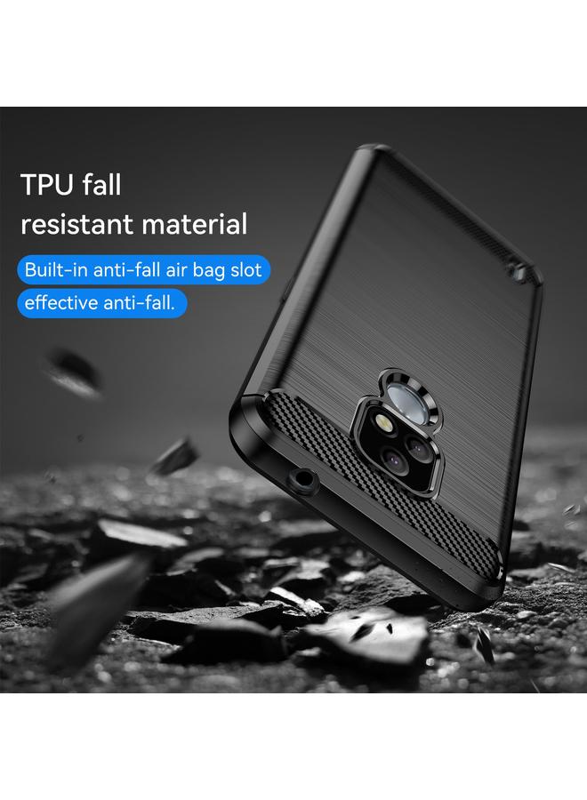 erorex Case For Lenovo K12 / Motorola Moto E7 Brushed Texture Carbon Fiber TPU Phone Case - Image 4