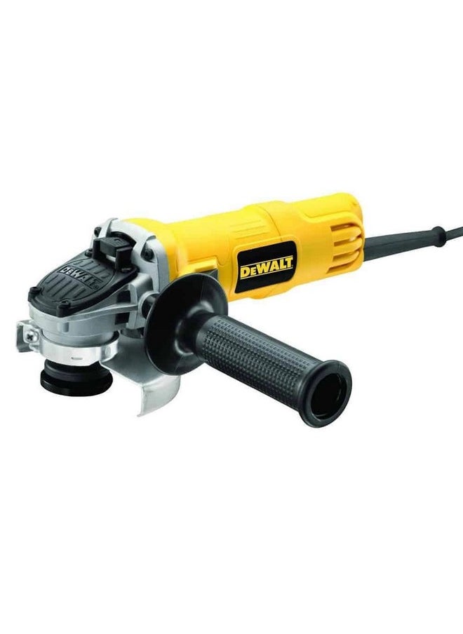 DEWALT 750W Slider Switch Corded Angle Grinder Yellow and Black 115 mm DWE4010-B5  - Image 1