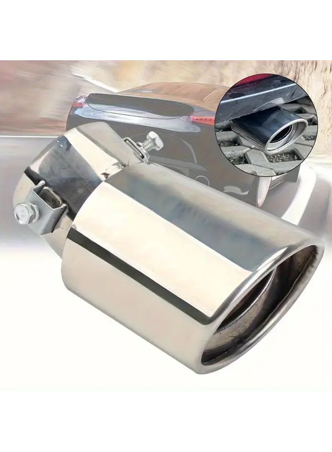 Curved Universal Stainless Steel Exhaust Pipe Durable Easy Installation For Enhanced Engine Performance - Image 1