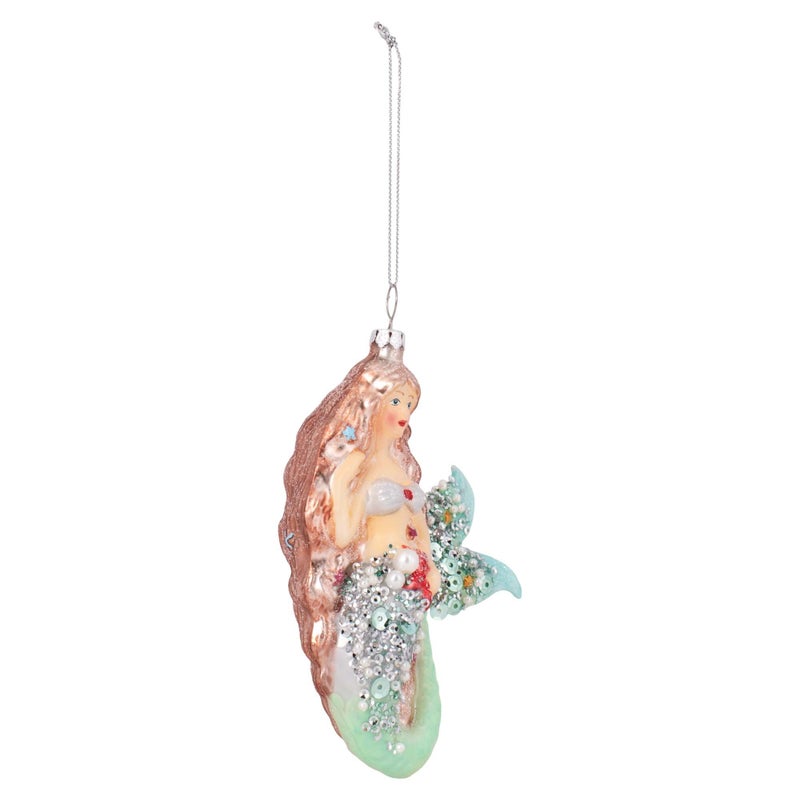 ديمداكو Demdaco Enchanted Mermaid Glitter Blue 6 × 4 الزجاج الزجاجي التمييز - Image 2